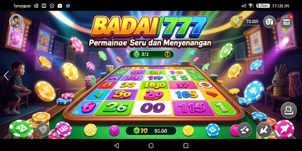 Tampilan gameplay seru di BADAI777 yang memukau.