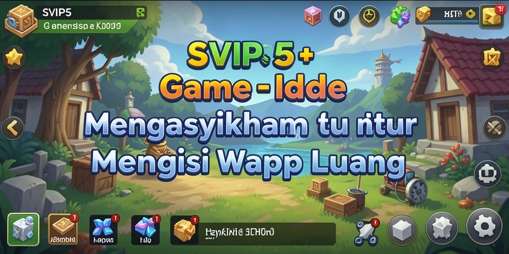 Screenshot gameplay SVIP5 yang menunjukkan keseruan permainan Idle.