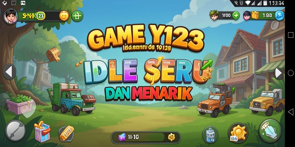 Tampilan menarik dari gameplay Idle di YY123.
